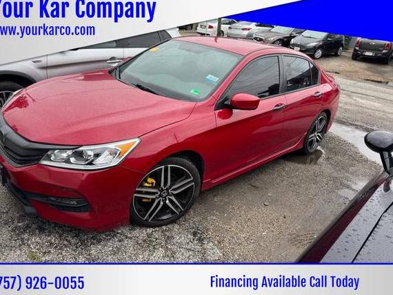 HONDA ACCORD 2017 1HGCR2F53HA281493 image