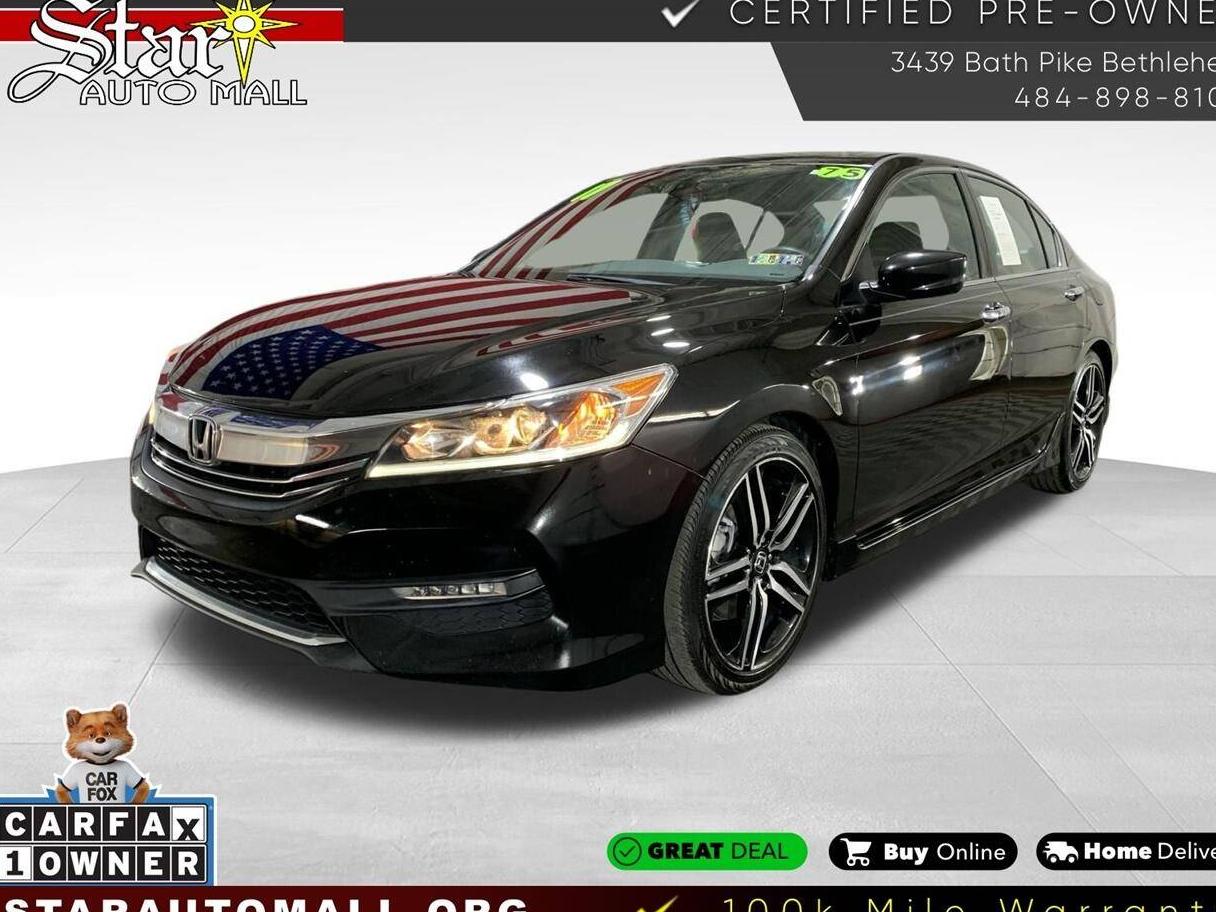 HONDA ACCORD 2017 1HGCR2E58HA038893 image