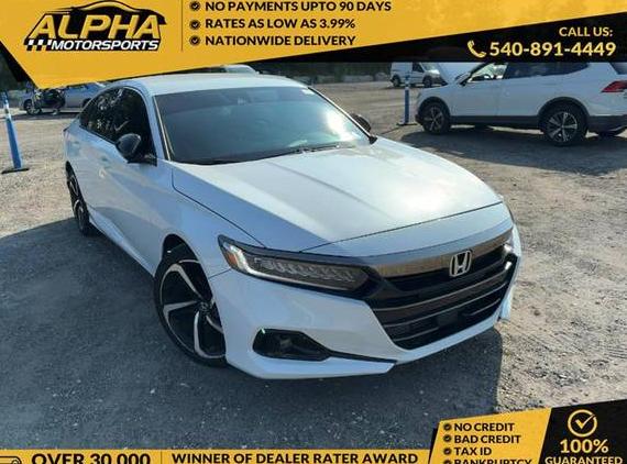 HONDA ACCORD 2022 1HGCV1F38NA103465 image