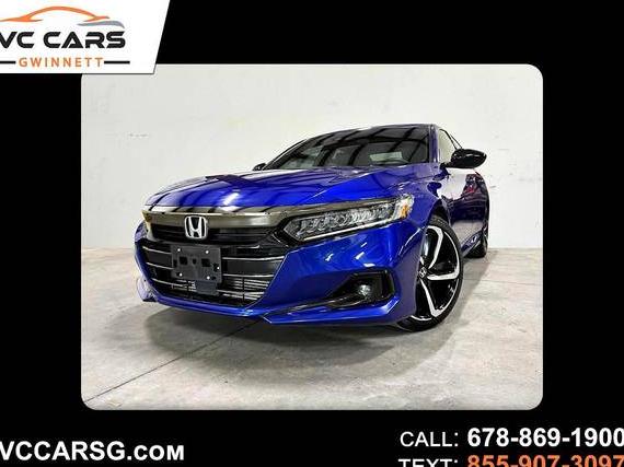 HONDA ACCORD 2022 1HGCV1F36NA121754 image