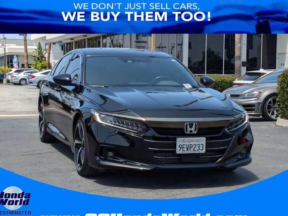 HONDA ACCORD 2022 1HGCV1F33NA098918 image