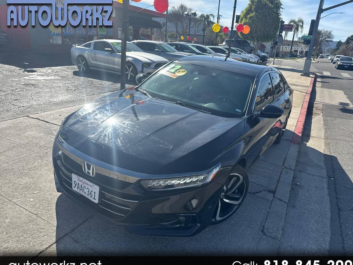 HONDA ACCORD 2022 1HGCV1F34NA040249 image