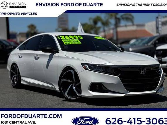 HONDA ACCORD 2022 1HGCV1F36NA078100 image