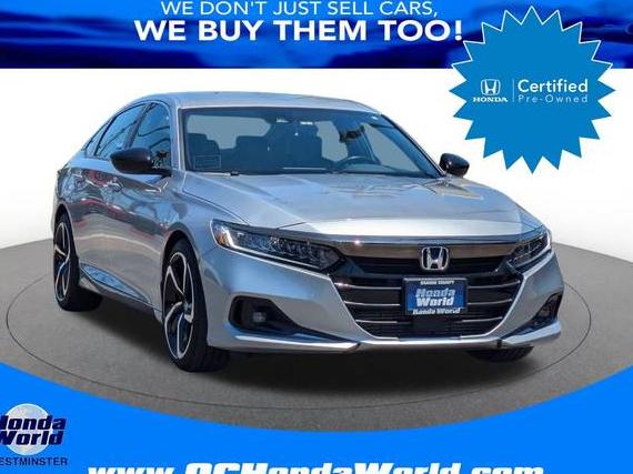 HONDA ACCORD 2022 1HGCV1F34NA070027 image