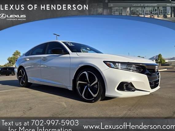 HONDA ACCORD 2022 1HGCV1F31NA120883 image