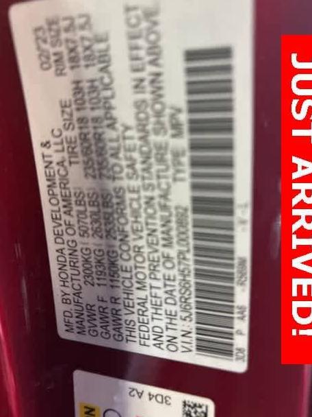 HONDA CR-V 2023 5J6RS6H57PL000892 image