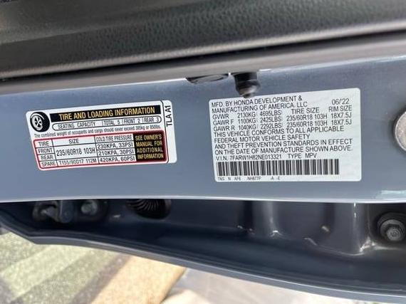 HONDA CR-V 2022 7FARW1H82NE013321 image