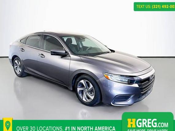 HONDA INSIGHT 2019 19XZE4F57KE009887 image