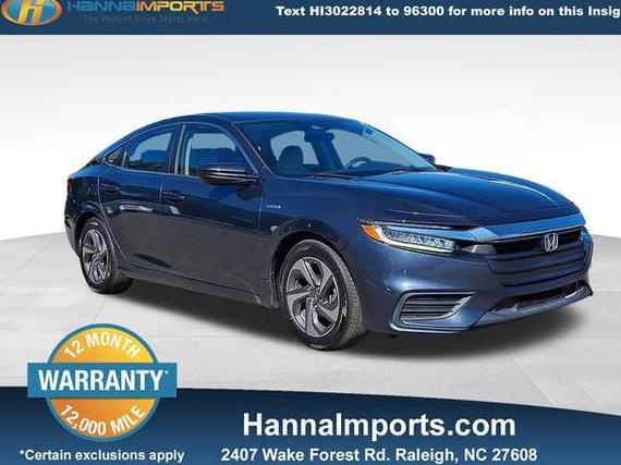 HONDA INSIGHT 2019 19XZE4F14KE014591 image