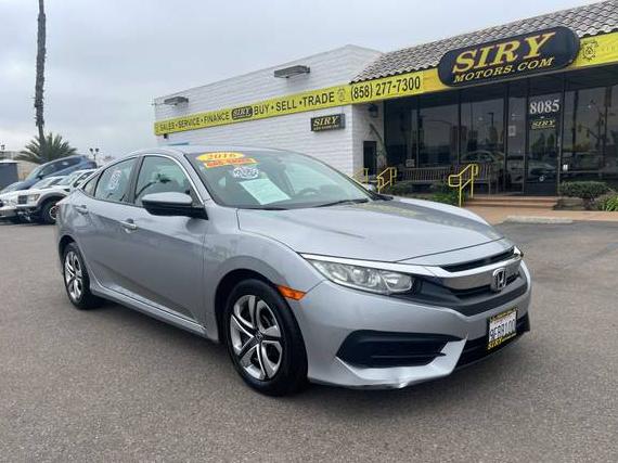 HONDA CIVIC 2016 19XFC2F54GE006997 image