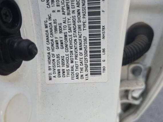 HONDA CIVIC 2016 2HGFC2F53GH573367 image