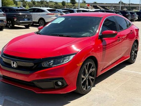HONDA CIVIC 2019 2HGFC2F83KH545555 image