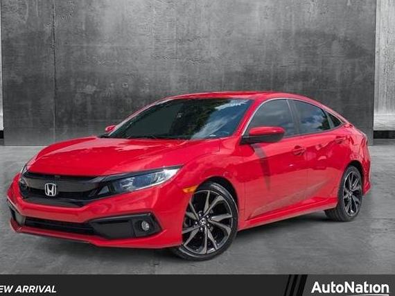 HONDA CIVIC 2019 2HGFC2F81KH601086 image