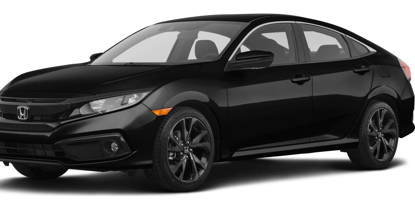 HONDA CIVIC 2019 2HGFC2F83KH516671 image