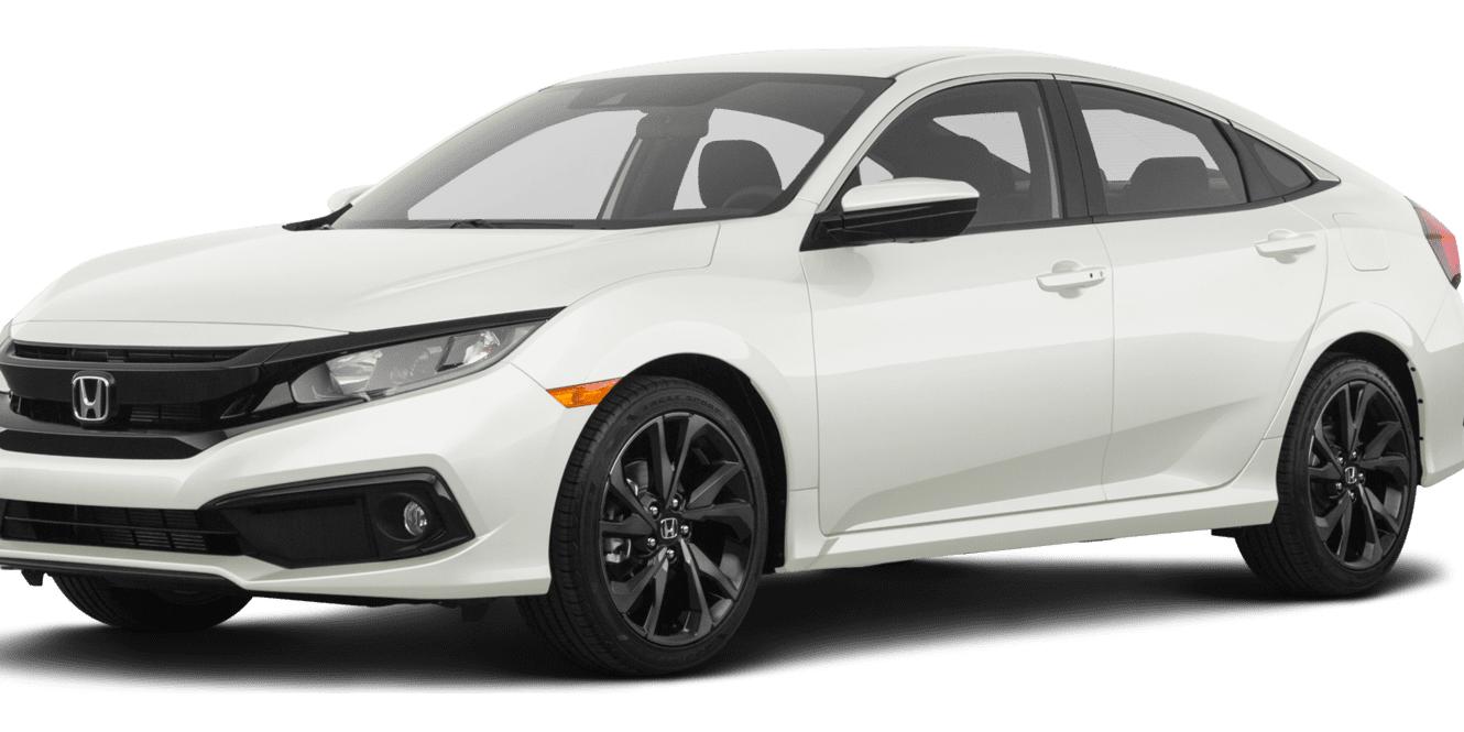 HONDA CIVIC 2019 2HGFC2E88KH556911 image