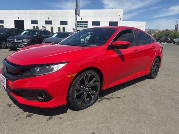 HONDA CIVIC 2019 2HGFC2F86KH523792 image