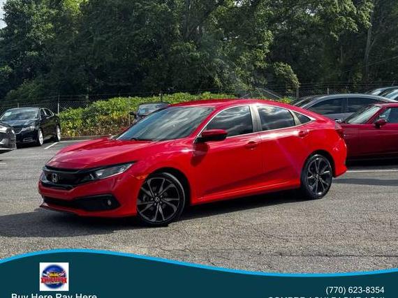 HONDA CIVIC 2019 2HGFC2F84KH509051 image