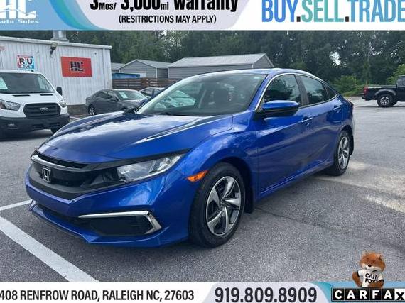 HONDA CIVIC 2019 2HGFC2F64KH606281 image