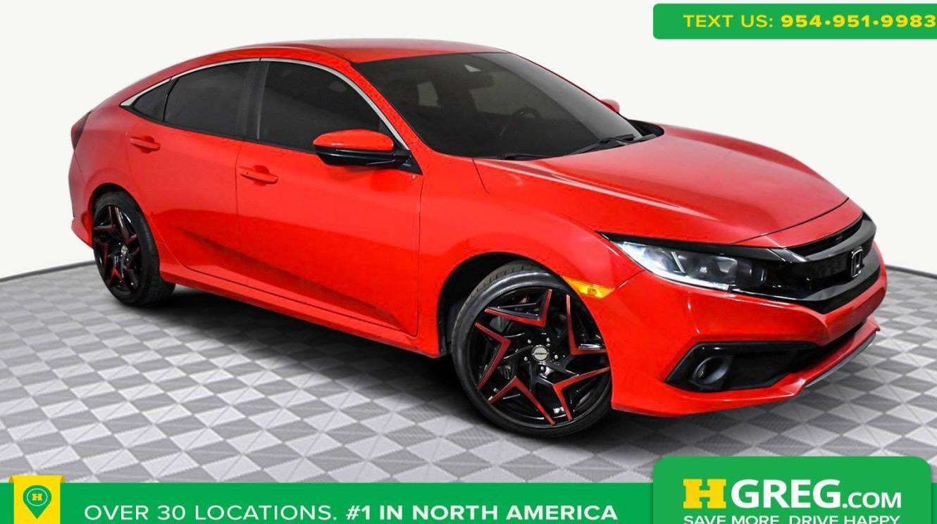 HONDA CIVIC 2019 2HGFC2F82KH588347 image