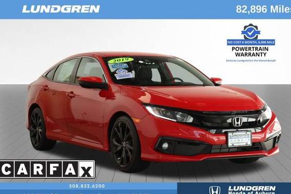 HONDA CIVIC 2019 2HGFC2F84KH524617 image
