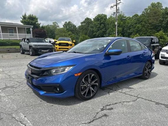 HONDA CIVIC 2019 2HGFC2F87KH603599 image