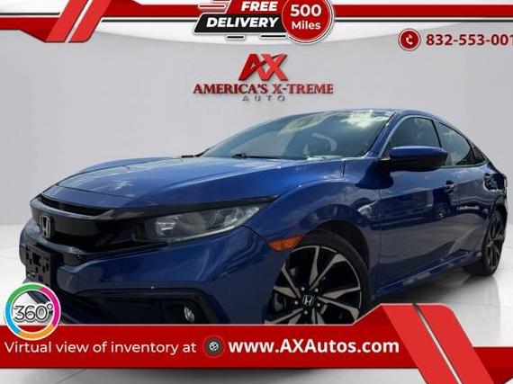 HONDA CIVIC 2019 2HGFC2F86KH605229 image