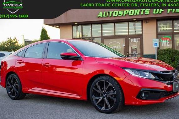 HONDA CIVIC 2019 2HGFC2F87KH505219 image
