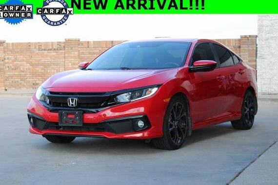 HONDA CIVIC 2019 2HGFC2F86KH564598 image
