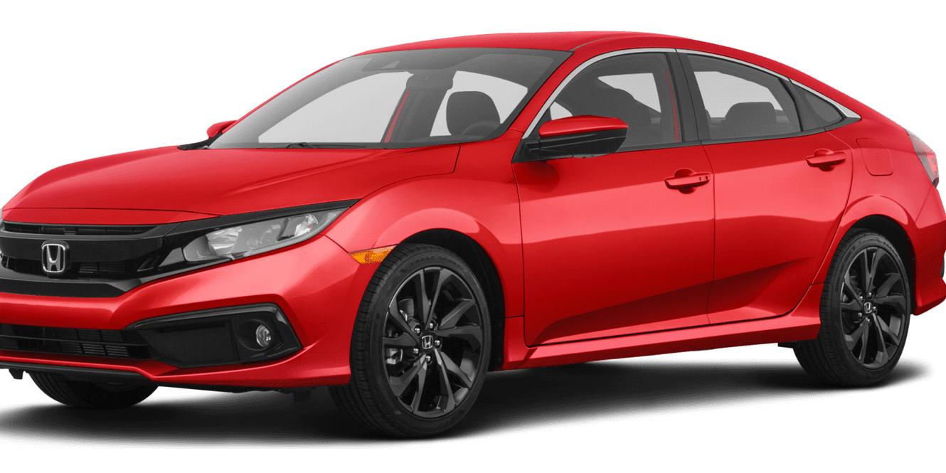 HONDA CIVIC 2019 2HGFC2F83KH601929 image