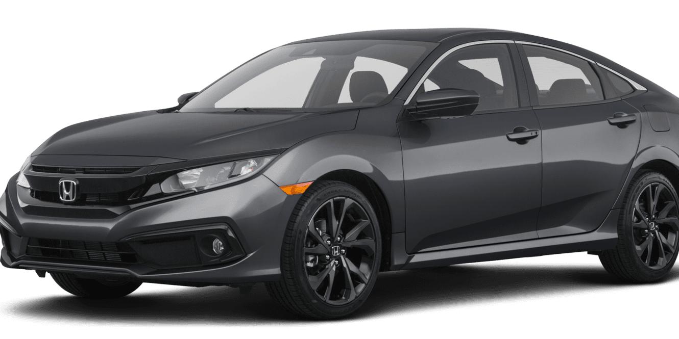 HONDA CIVIC 2019 2HGFC2F81KH588632 image