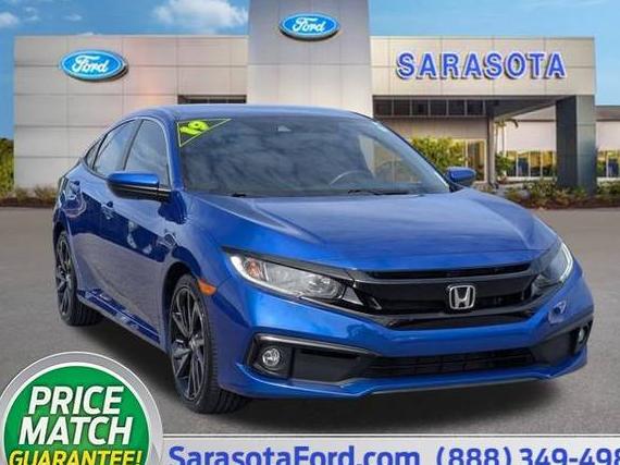 HONDA CIVIC 2019 2HGFC2F84KH550814 image