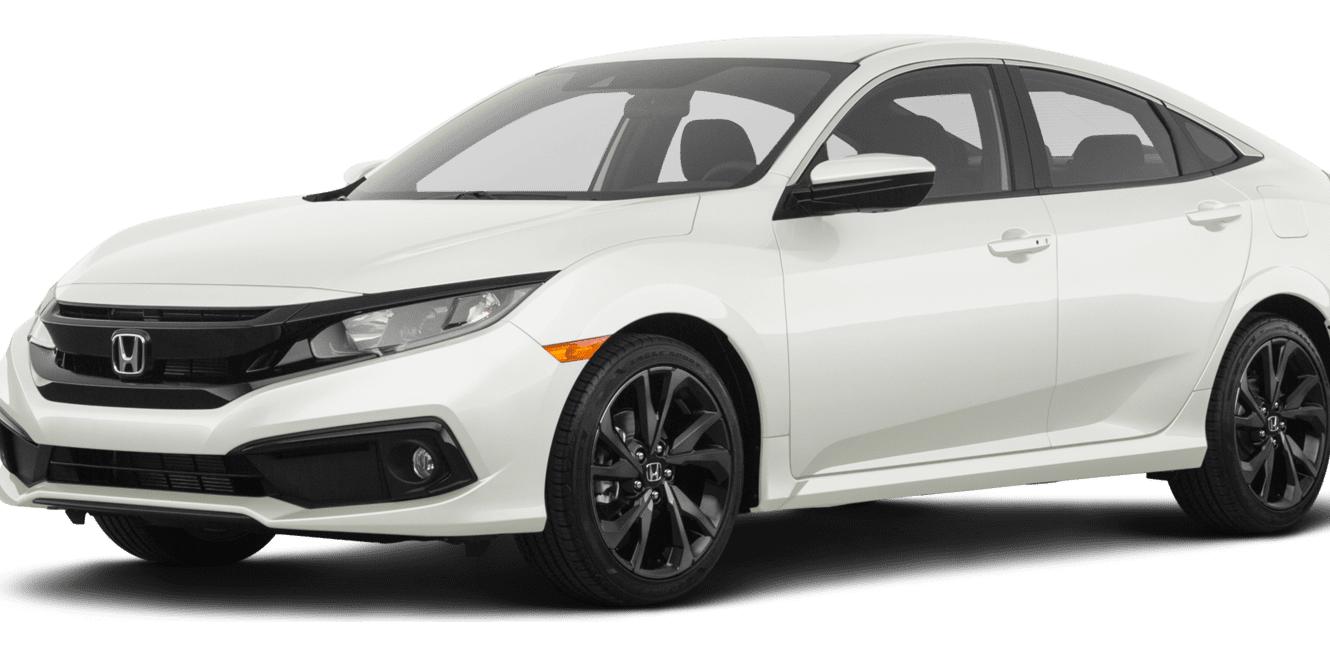 HONDA CIVIC 2019 2HGFC2F80KH514618 image