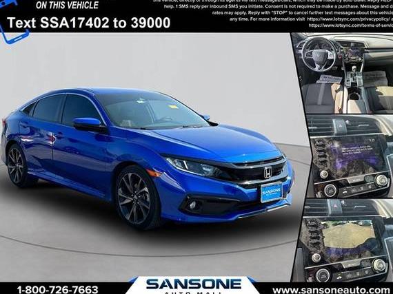 HONDA CIVIC 2019 2HGFC2F82KH581740 image