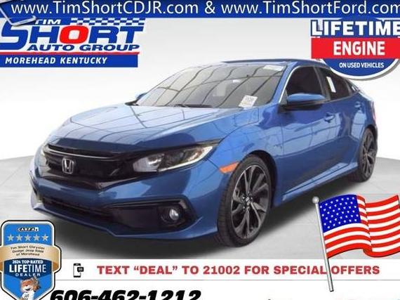 HONDA CIVIC 2021 19XFC2F83ME002669 image