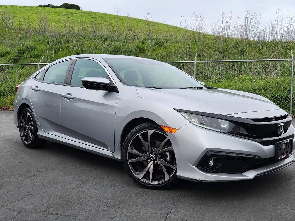 HONDA CIVIC 2021 19XFC2F83ME002459 image