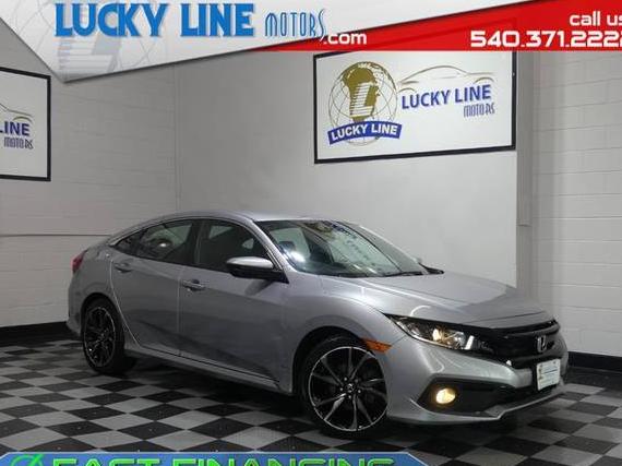 HONDA CIVIC 2021 2HGFC2F87MH510343 image