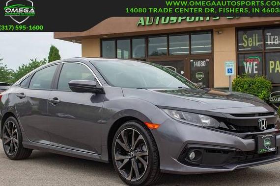 HONDA CIVIC 2021 19XFC2F85ME201786 image