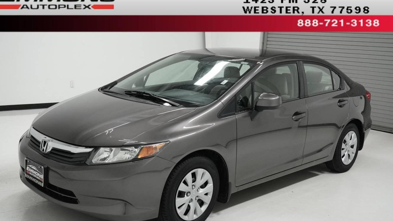 HONDA CIVIC 2012 2HGFB2F58CH591960 image