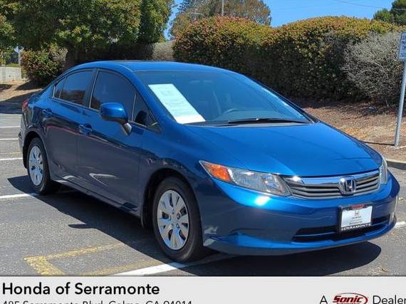 HONDA CIVIC 2012 2HGFB2F5XCH545479 image