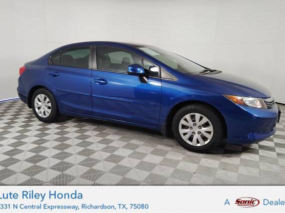 HONDA CIVIC 2012 19XFB2F53CE080652 image