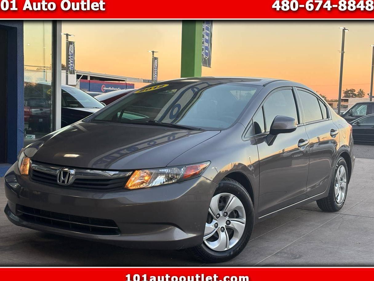 HONDA CIVIC 2012 19XFB2F50CE312558 image