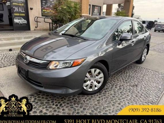 HONDA CIVIC 2012 19XFB2F5XCE092023 image