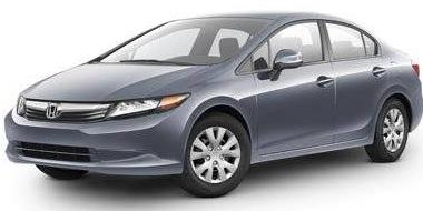 HONDA CIVIC 2012 2HGFB2F57CH530745 image