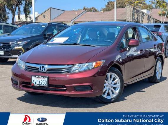 HONDA CIVIC 2012 19XFB2F97CE337542 image
