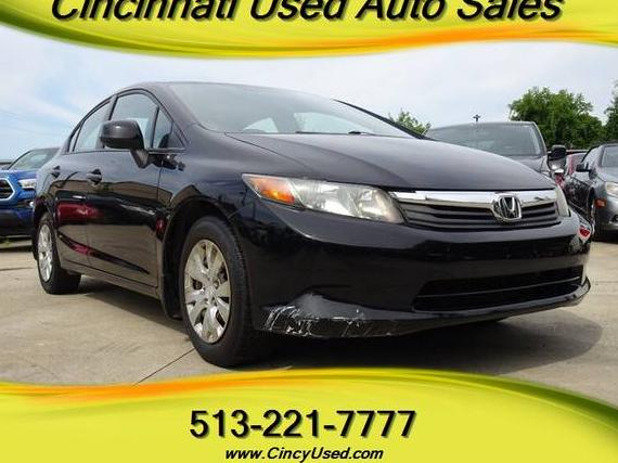 HONDA CIVIC 2012 19XFB2F59CE384472 image