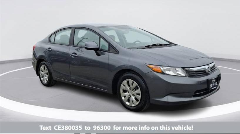 HONDA CIVIC 2012 19XFB2F50CE380035 image