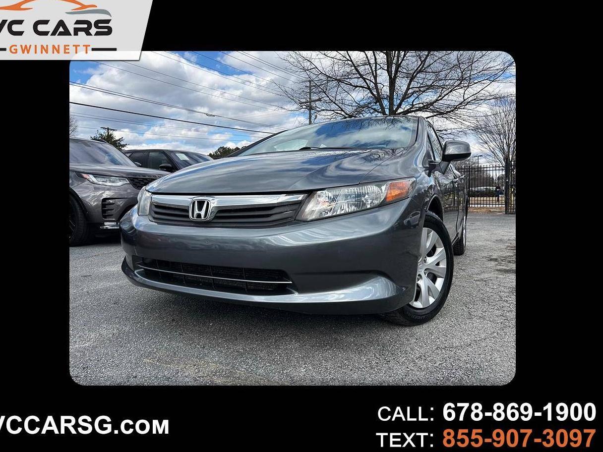 HONDA CIVIC 2012 2HGFB2F52CH302829 image