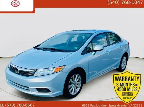 HONDA CIVIC 2012 19XFB2F81CE355252 image