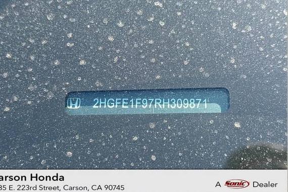 HONDA CIVIC 2024 2HGFE1F97RH309871 image
