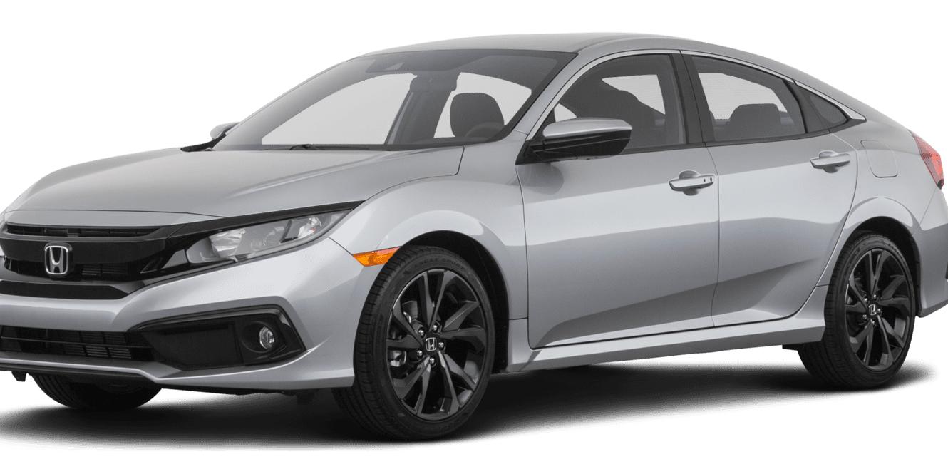 HONDA CIVIC 2020 19XFC2F80LE018312 image